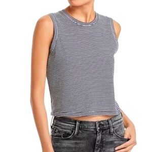 MOTHER At Your Leisure Striped Sleeveless Muscle Top Women's XS